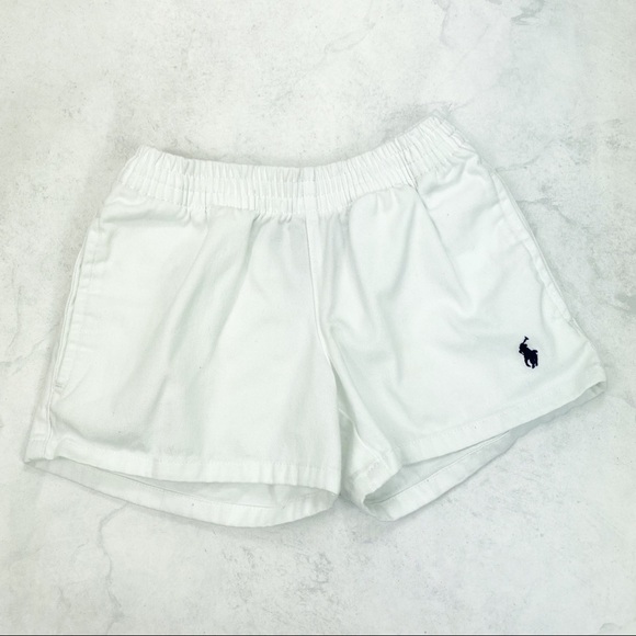 [Ralph Lauren] Classic White Logo Shorts - Picture 1 of 2
